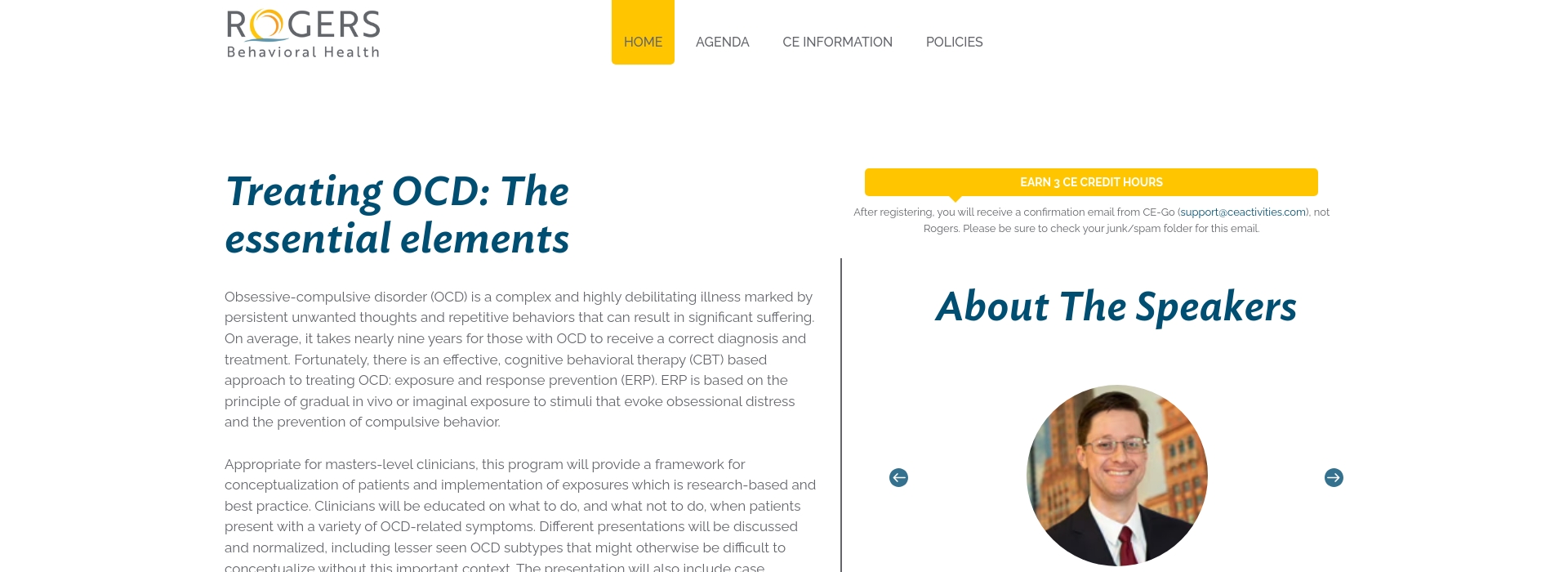 Treating Ocd The Essential Elements